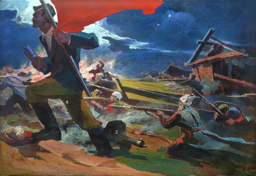 Буря — центральная часть триптиха Великая Октябрьская революция