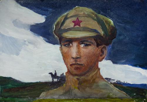 Портрет комиссара бригады Чапаевской дивизии Брауцея П. Я.